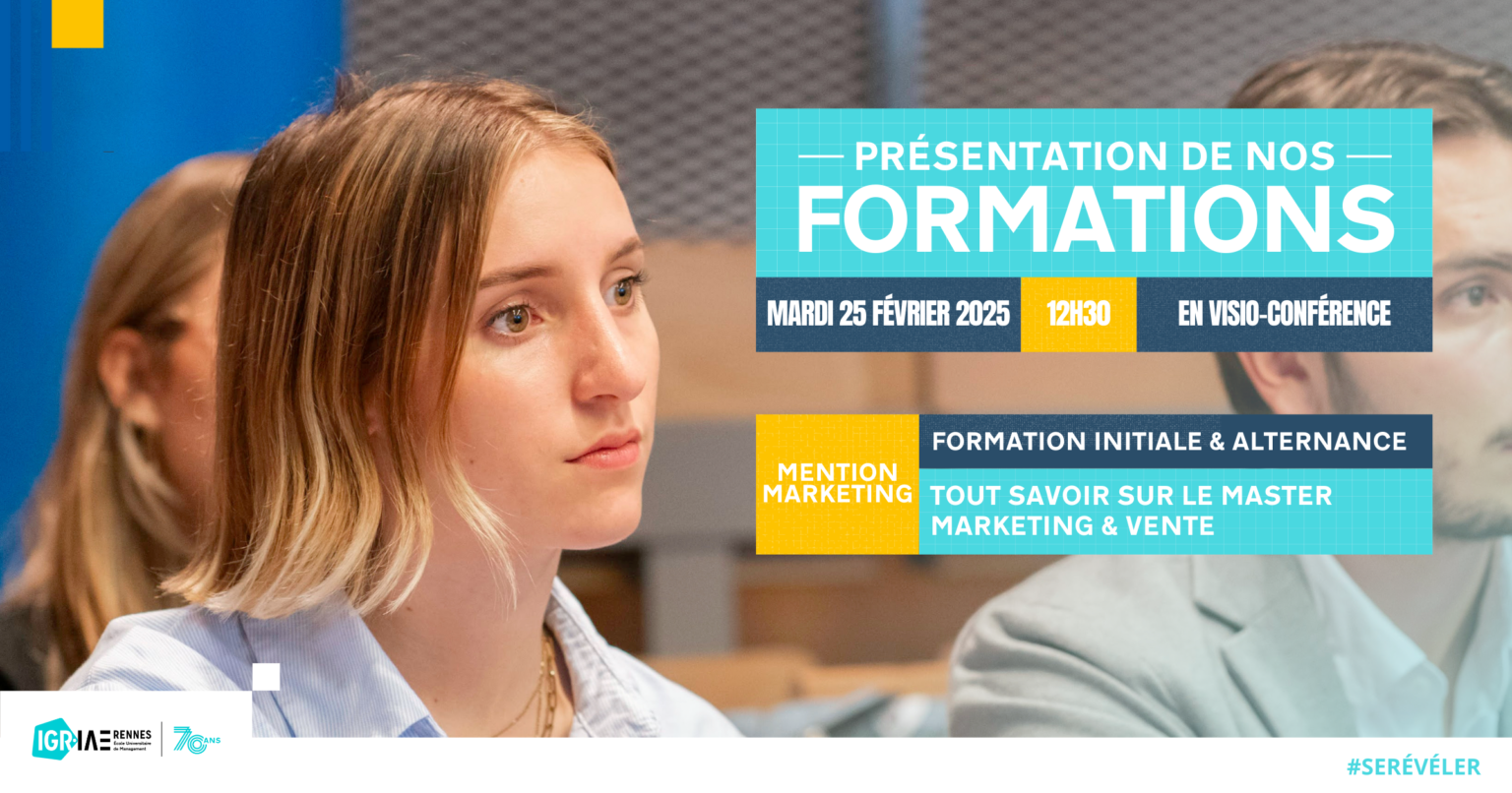 Tout Savoir Sur Les Masters Marketing Vente De Ligr Iae Rennes Igr